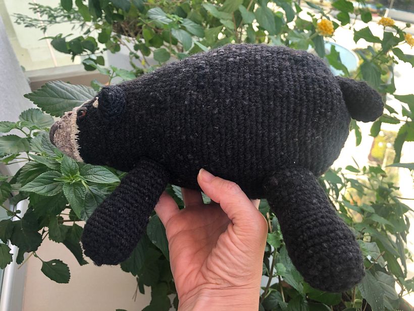 Amigurumi: Oso de anteojos (Tremarctos ornatus) Domestika