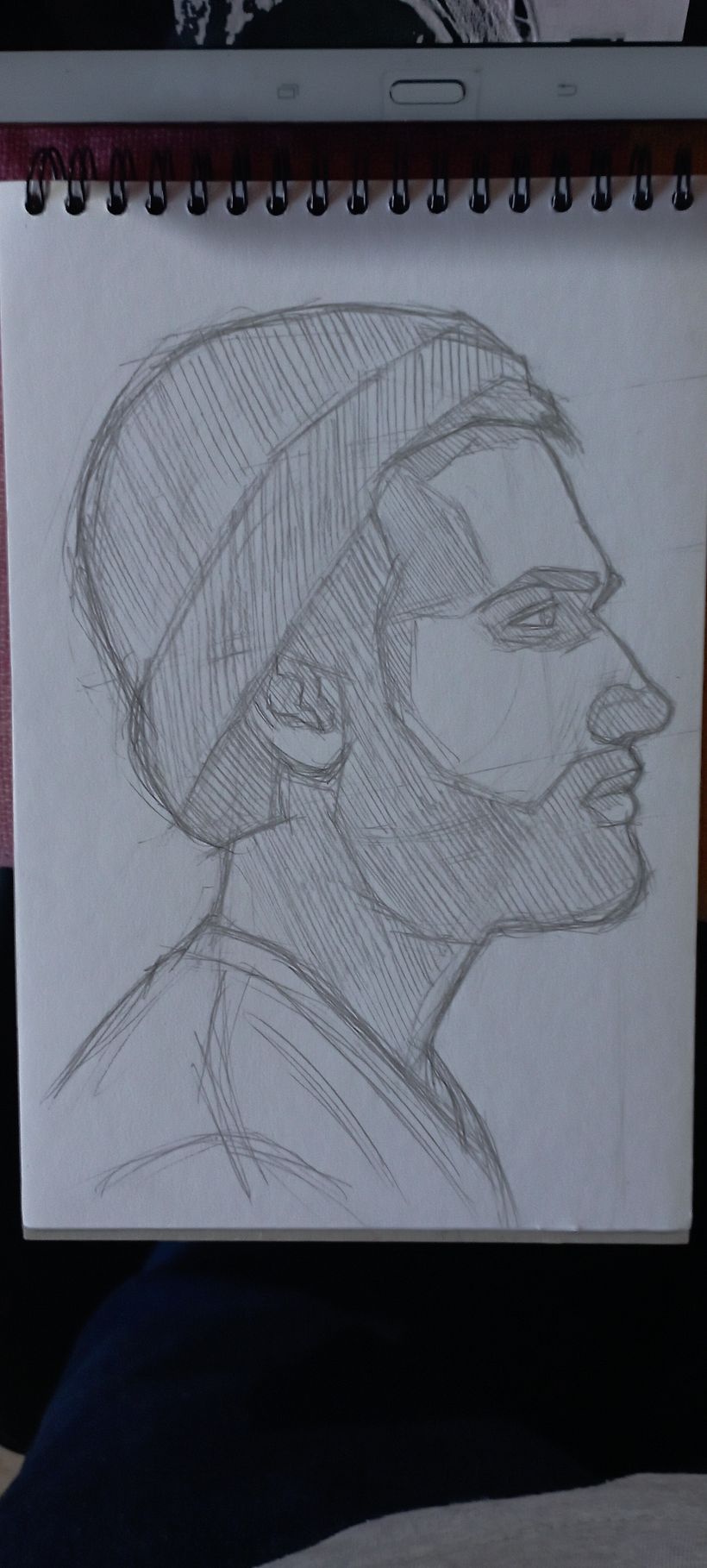Mi proyecto del curso: Cuaderno de retratos a línea con grafito 6