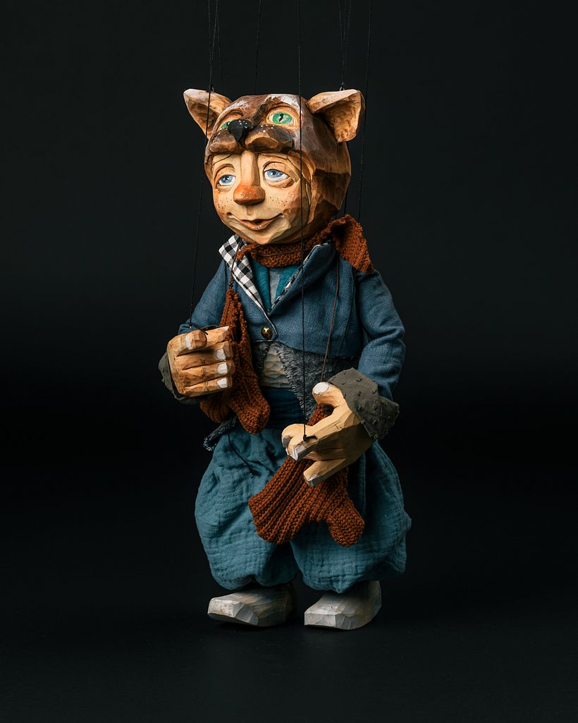 Mr. Cat marionette 1