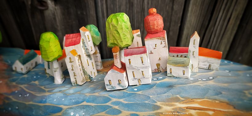 Wooden whale decorations 10