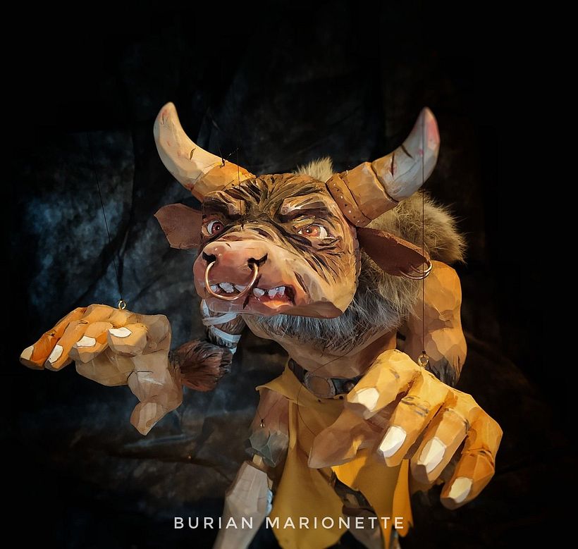 Theseus and Minotaur for colección museografica de gilena Spain 3