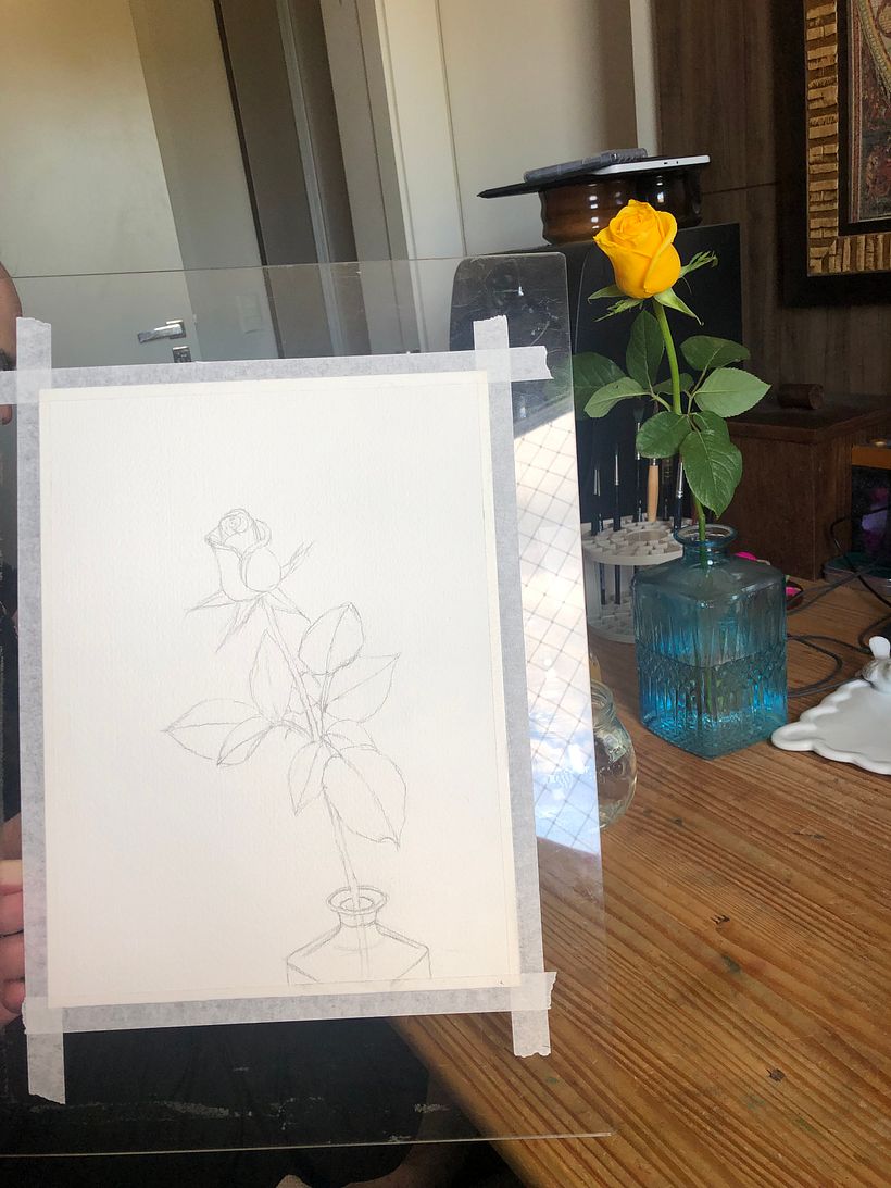 My project for course: Realistic Botanical Watercolor Drawing 2