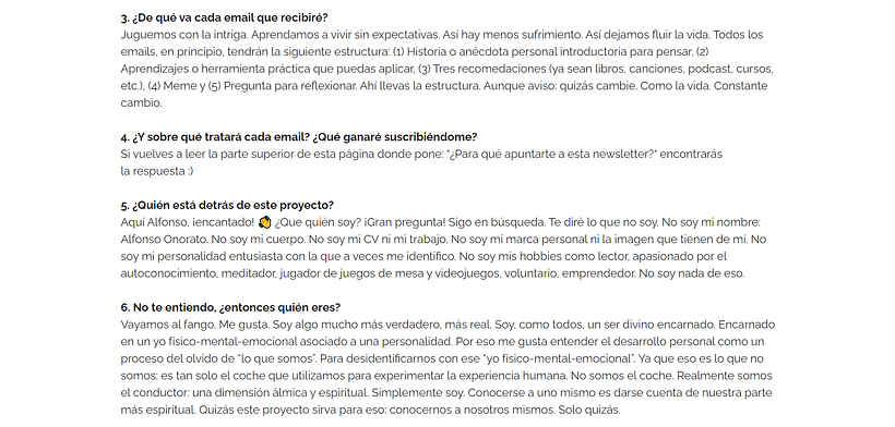 Mi proyecto del curso: Hug Club - La newsletter para aprender a vivir en paz (Landing Page) 8