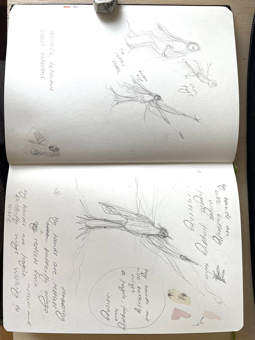 Sketches - part two. testing ideas and words.
