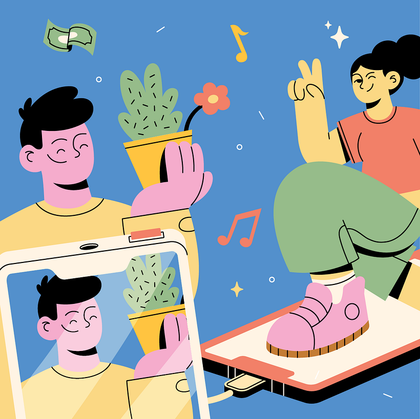 Ilustrações para matéria da revista VC/SA 3