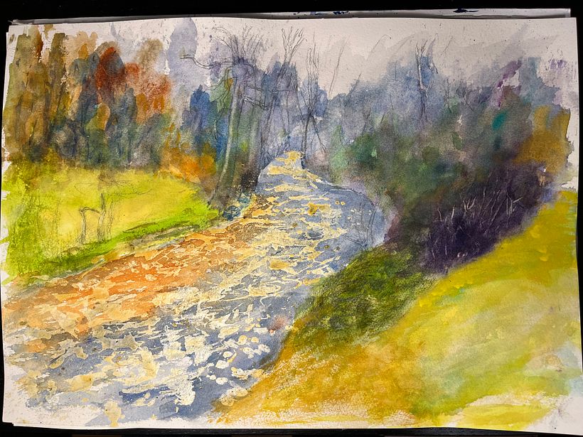 Adding several different washes