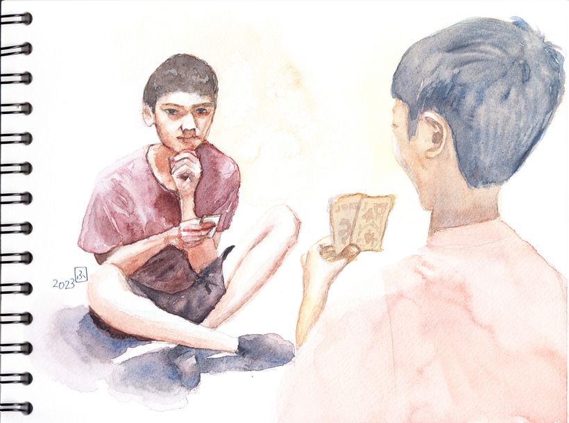 My project for course: Sketching People with Watercolor 2