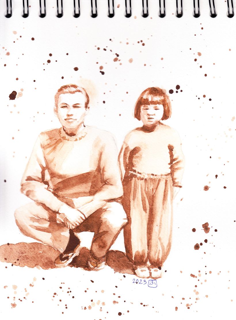 My project for course: Sketching People with Watercolor 2