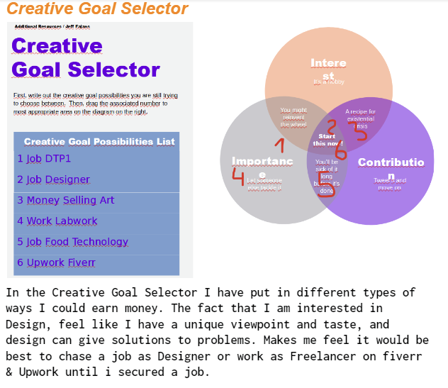 So.... Pursue a job as Designer, freelancer? Perhaps as graphics Designer for small food company brands?