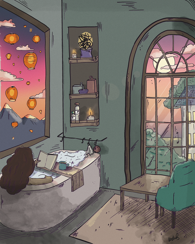 My project for course: Moody Digital Illustration with Procreate 3