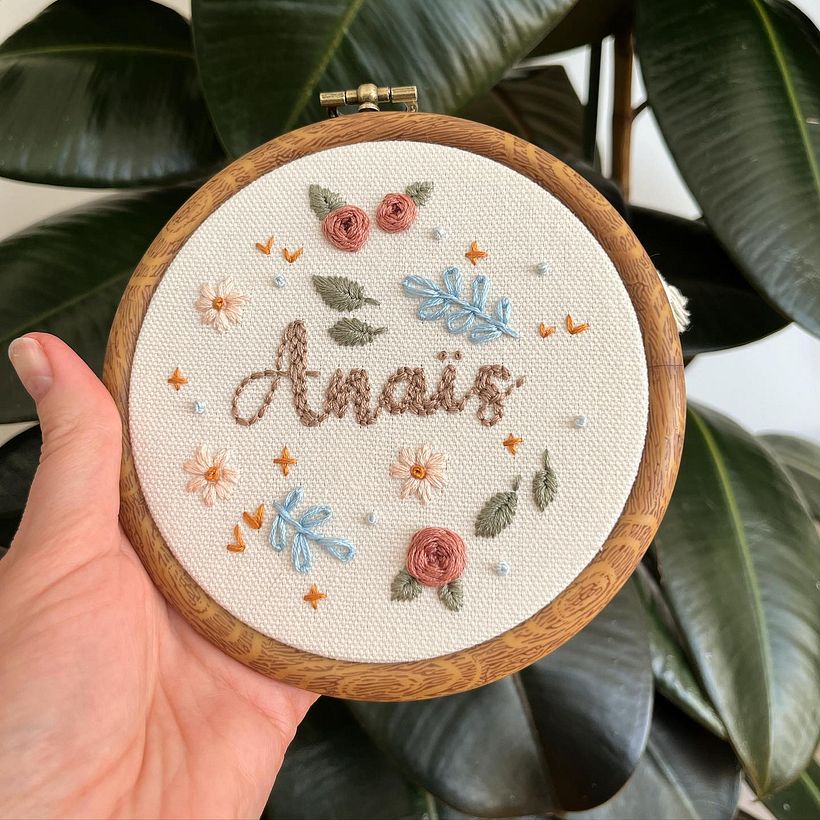 First hand embroidery 1
