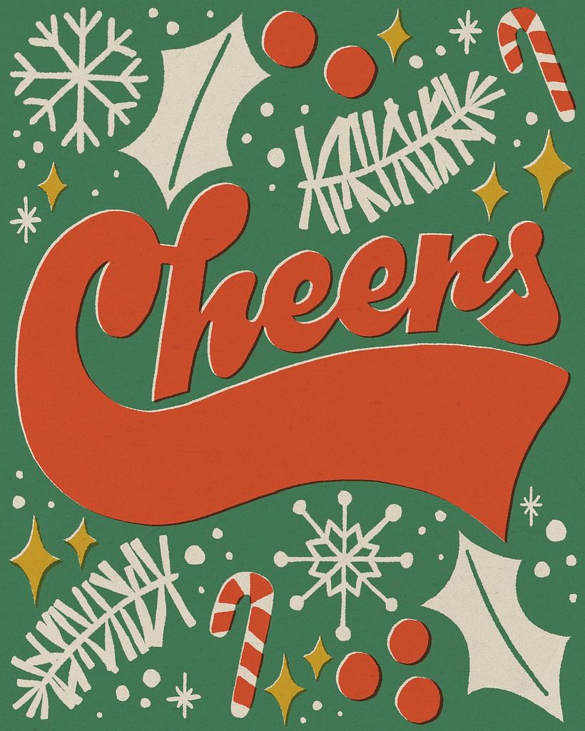 Handlettered Christmas Cards 4