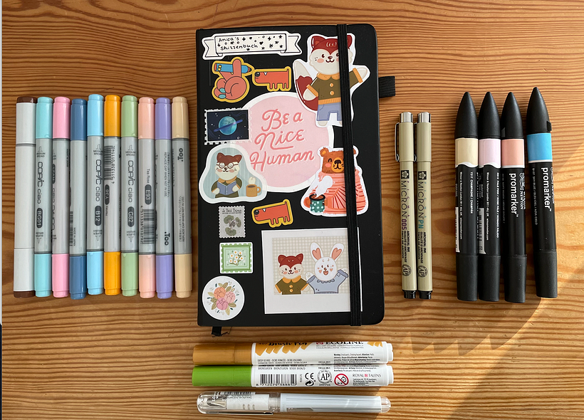 The materials that I used.