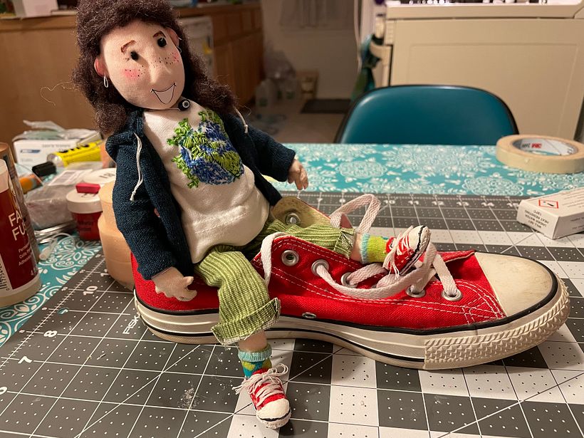 Adding the shoes