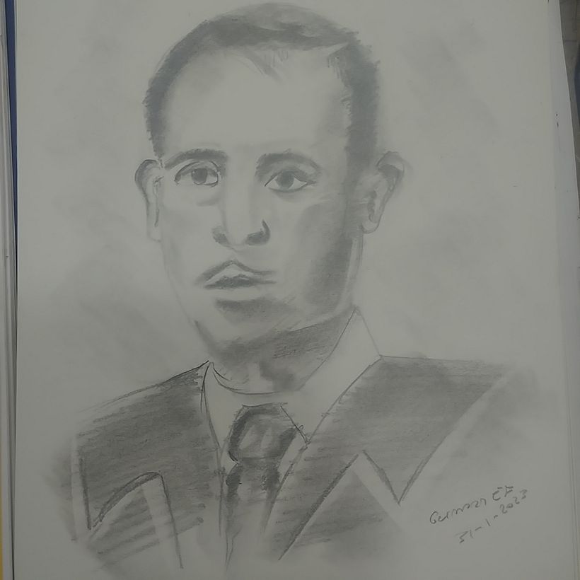 retrato de mi abuelo paterno - Arte plastice