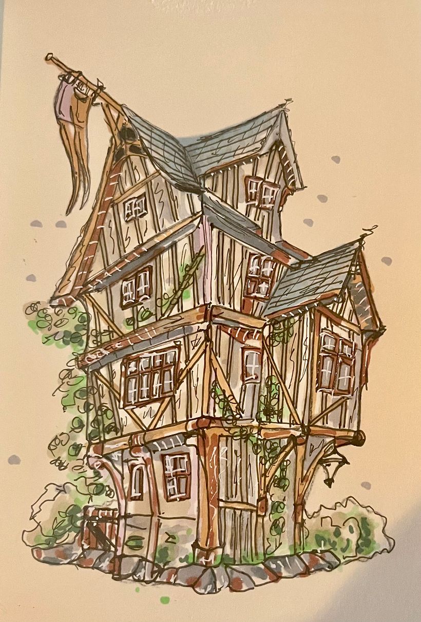 My project for course: Expressive Architectural Sketching with Colored Markers 12