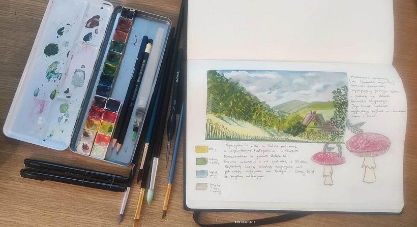 Mój projekt z kursu: Akwarelowy dziennik podróży 2