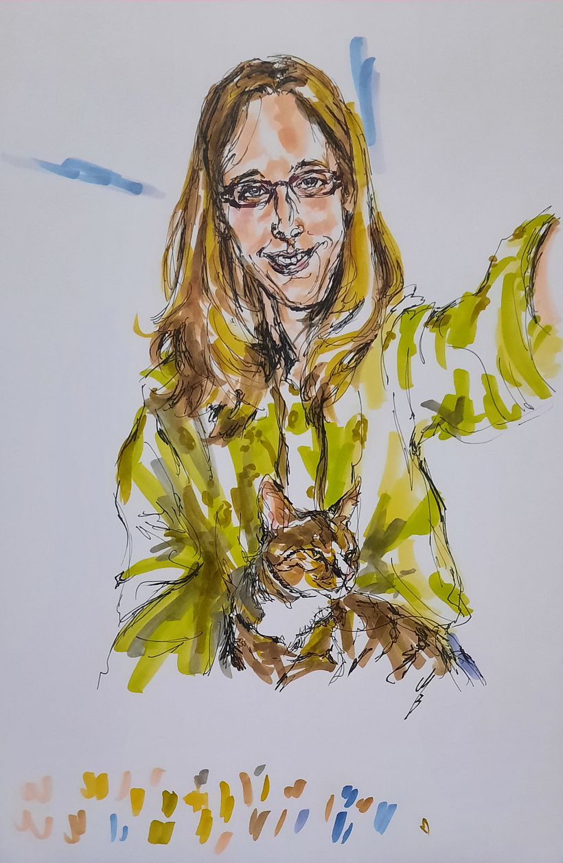 My project for course: Intro to Portrait Sketching: Draw in Real-Time 3