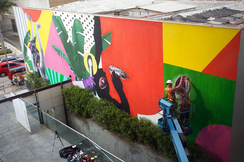 Mural "Natureza Hipotecada" 2