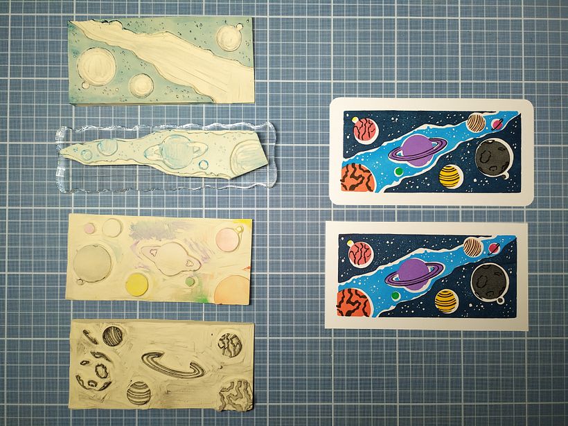 Première tentative en 4 couches