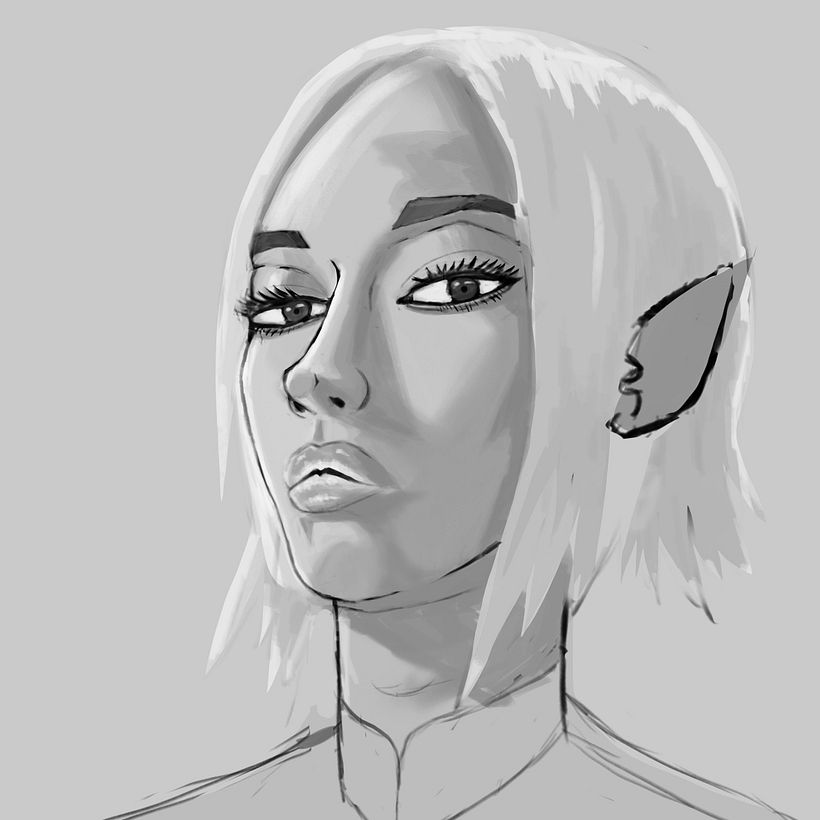My project for course: Principles of Digital Painting for Portraits 5