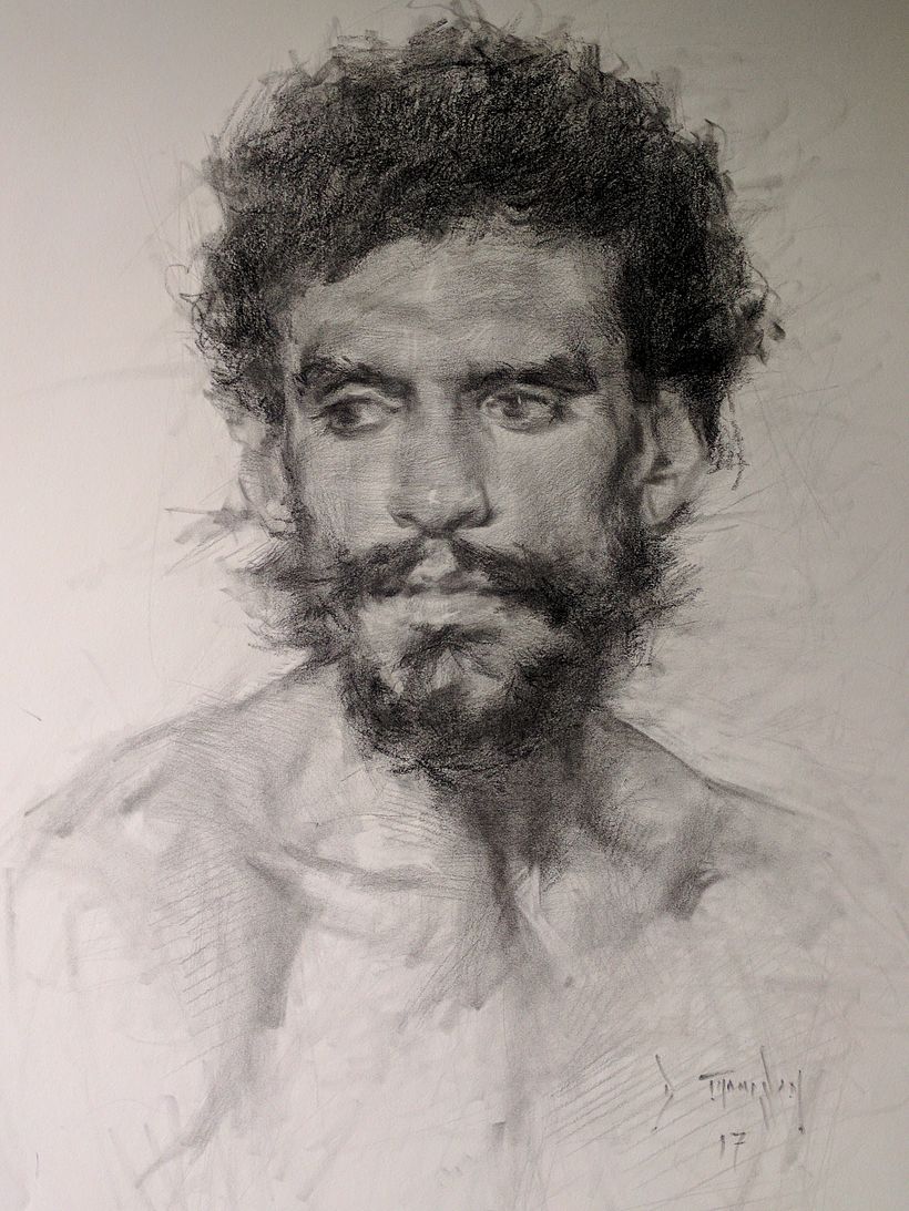 As a professional model, Pedro has command over the evocative nature how his features silently communicate