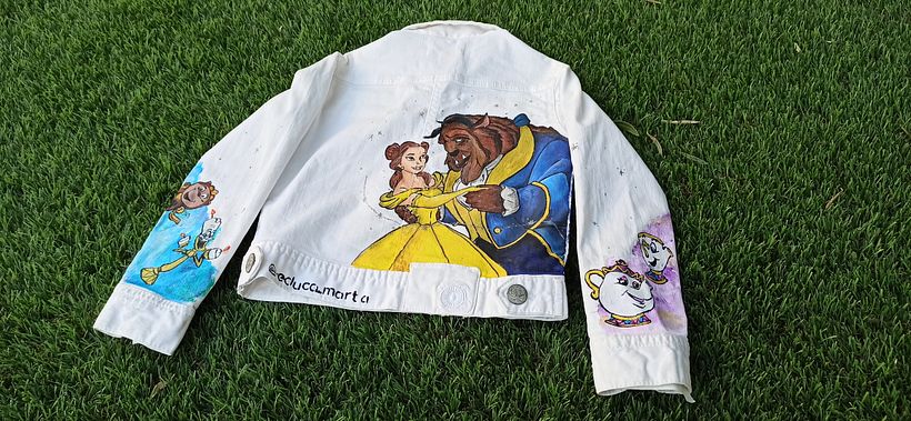 Customización textil personalizada- Bella y Bestia - Projektowanie dodatków