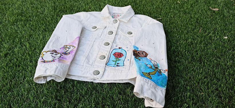 Customización textil personalizada- Bella y Bestia - Projektowanie dodatków