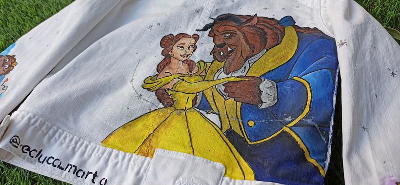 Customización textil personalizada- Bella y Bestia - Projektowanie dodatków