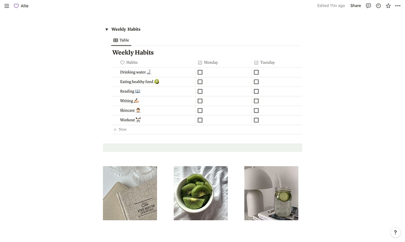 My project for course: Introduction to Notion for Creative Projects 5