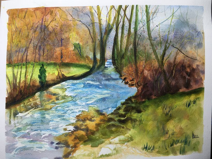 My project for course: Painting Realistic Watercolor Landscapes 2