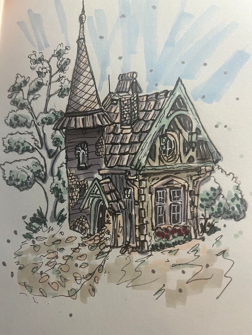 My project for course: Expressive Architectural Sketching with Colored Markers 13