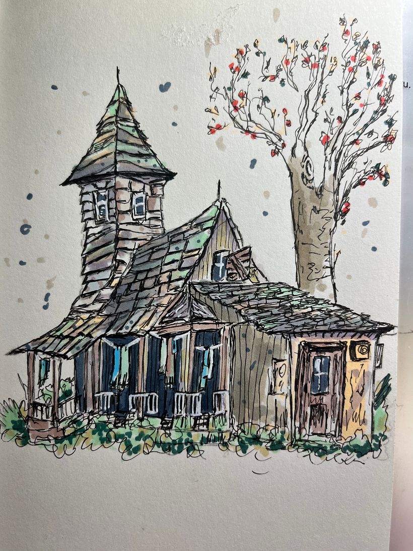 My project for course: Expressive Architectural Sketching with Colored Markers 15