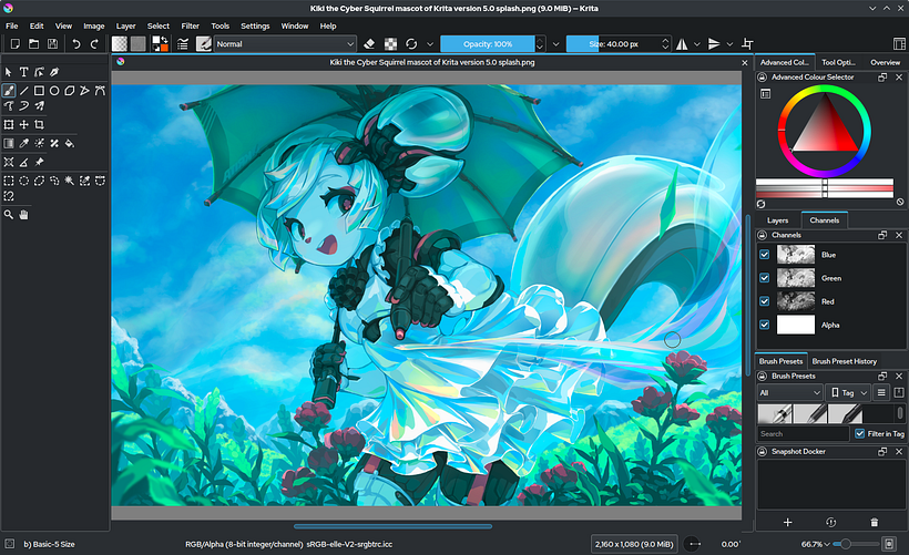 Krita es un programa gratis de dibujo, con este programa puedes hacer de todo y es muy completo!
