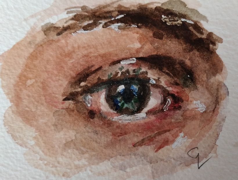 My project for course: Watercolor Portraits: Capture a Model's Personality 11