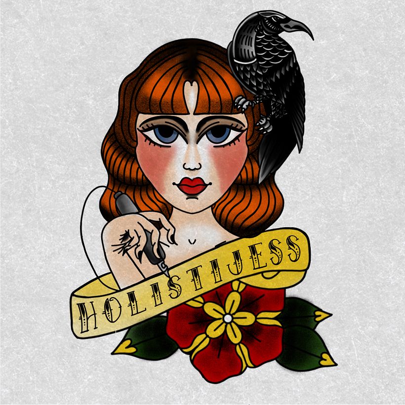 Mi proyecto del curso: Diseño de tatuajes estilo old school en Procreate 4