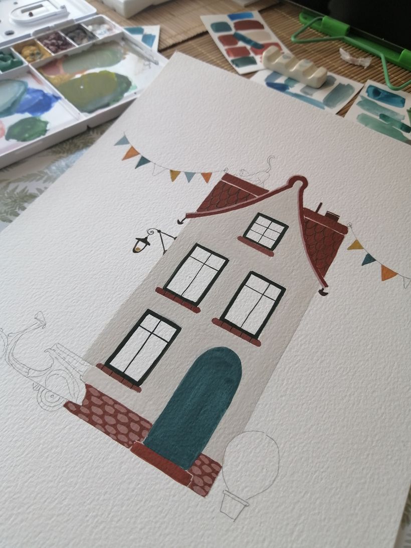 Mi proyecto del curso: Técnicas de gouache para ilustración 6