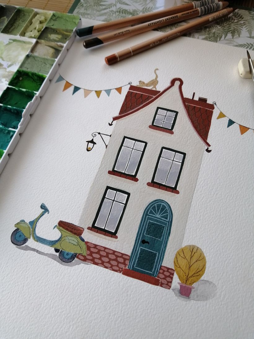 Mi proyecto del curso: Técnicas de gouache para ilustración 7