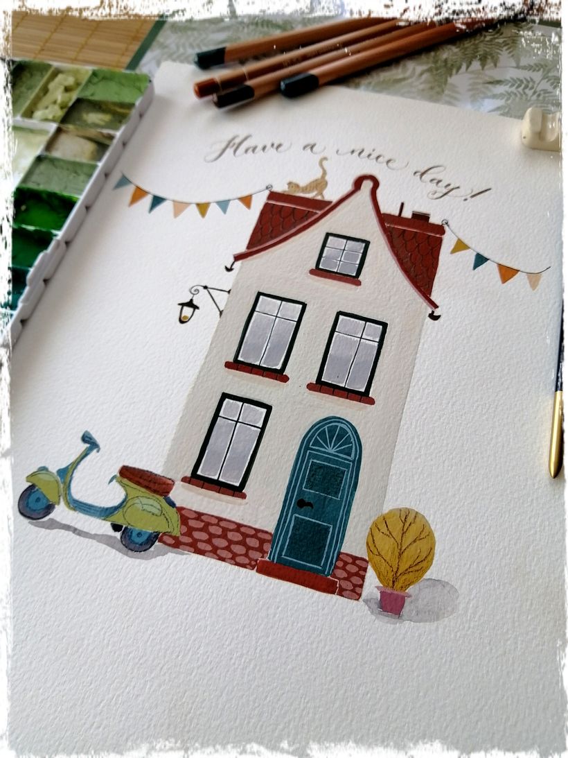 Mi proyecto del curso: Técnicas de gouache para ilustración 9