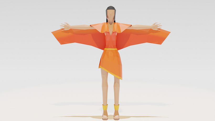 My project for course: Low Poly Character Modeling for Video Games 2