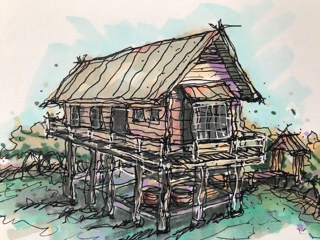 Stilt House in the Mangroves
