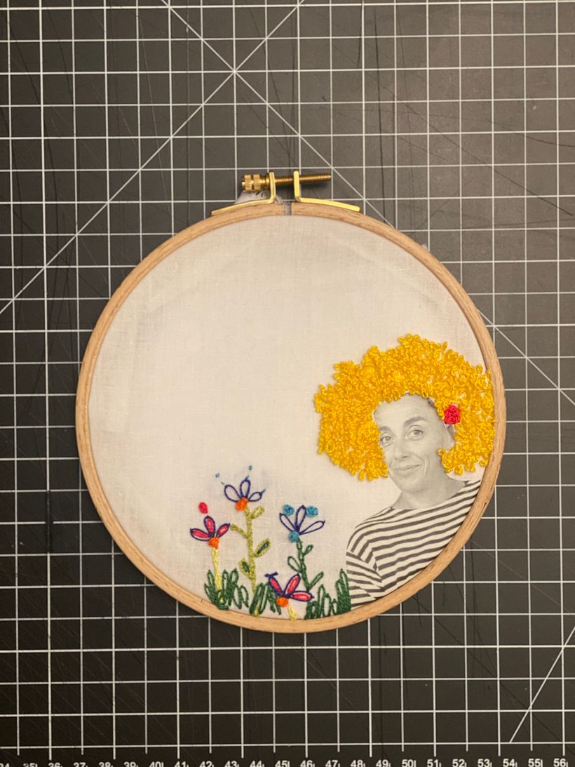 My project for course: Advanced Embroidery with Color-Image Transfers 4
