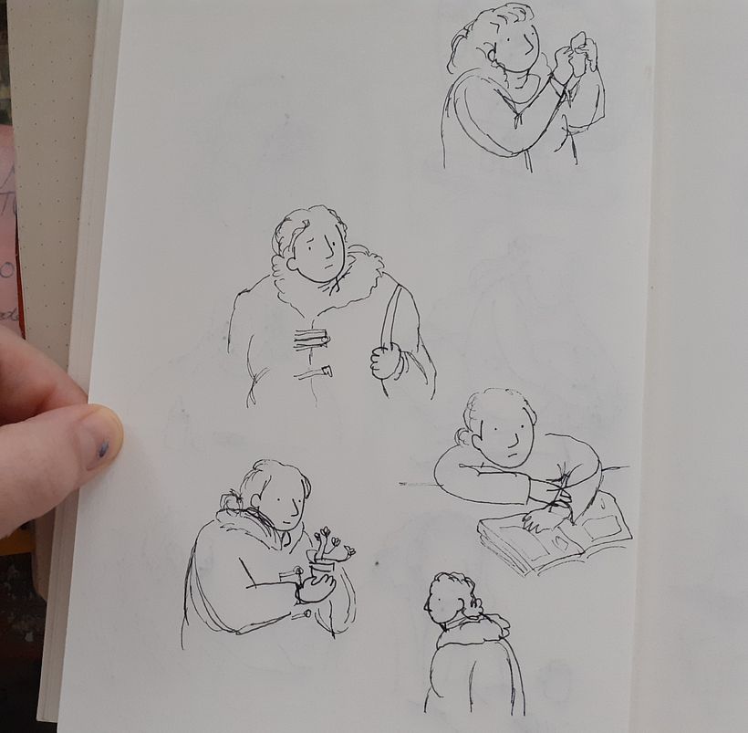 Aufgabe "Mache dich selbst zum Charakter" Fineliner