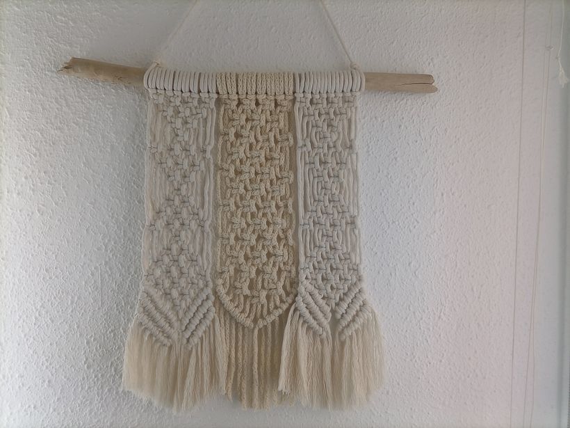 Mi proyecto del curso: Introducción al macramé: creación de un tapiz decorativo 2
