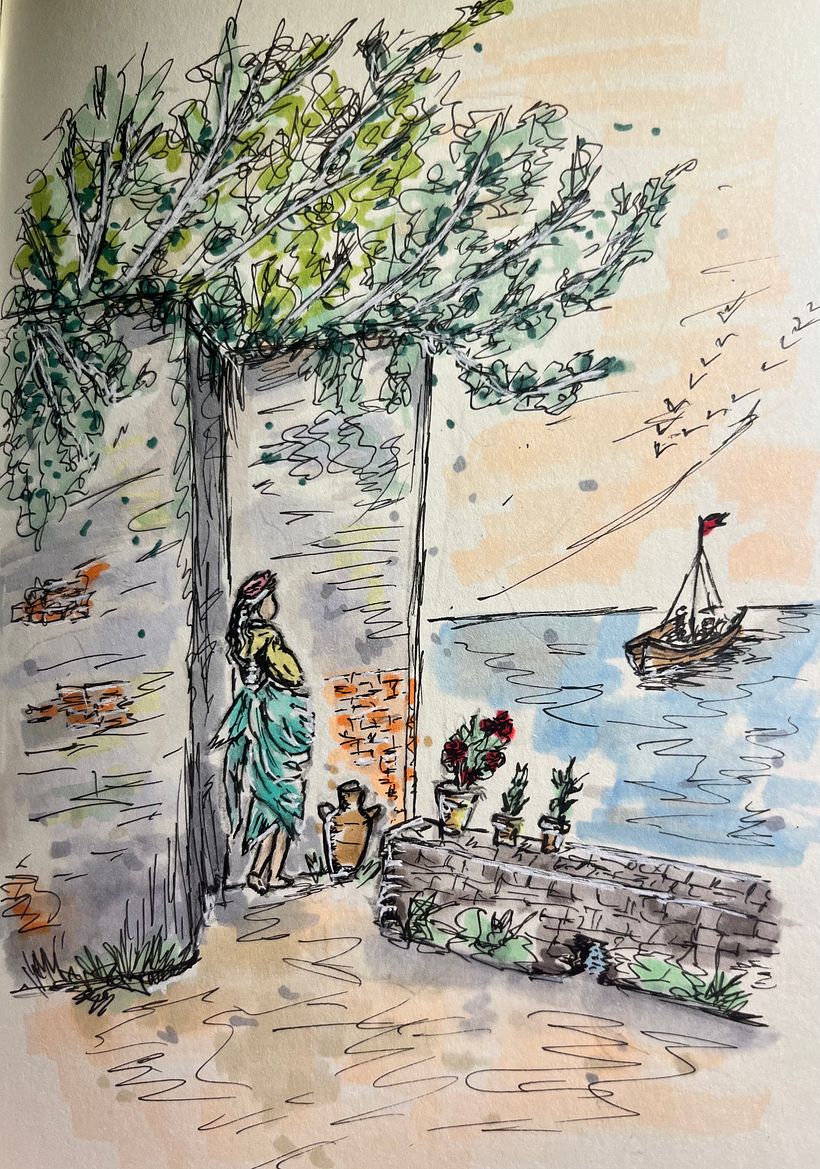 My project for course: Expressive Architectural Sketching with Colored Markers 16