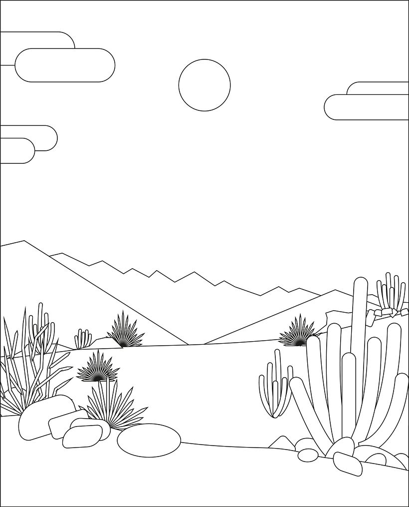 Background shapes