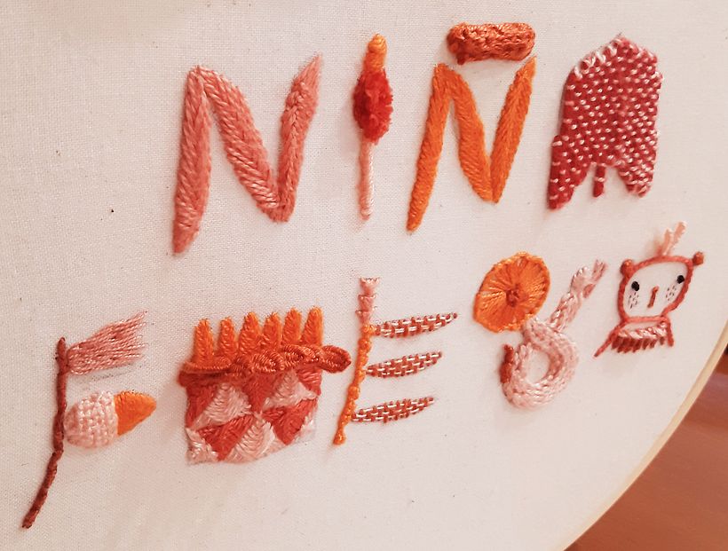 Mi proyecto del curso: Introducción al bordado en relieve 1