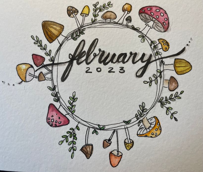 Opening Page, Idea 1 (I would remove the grey shadow from the month name