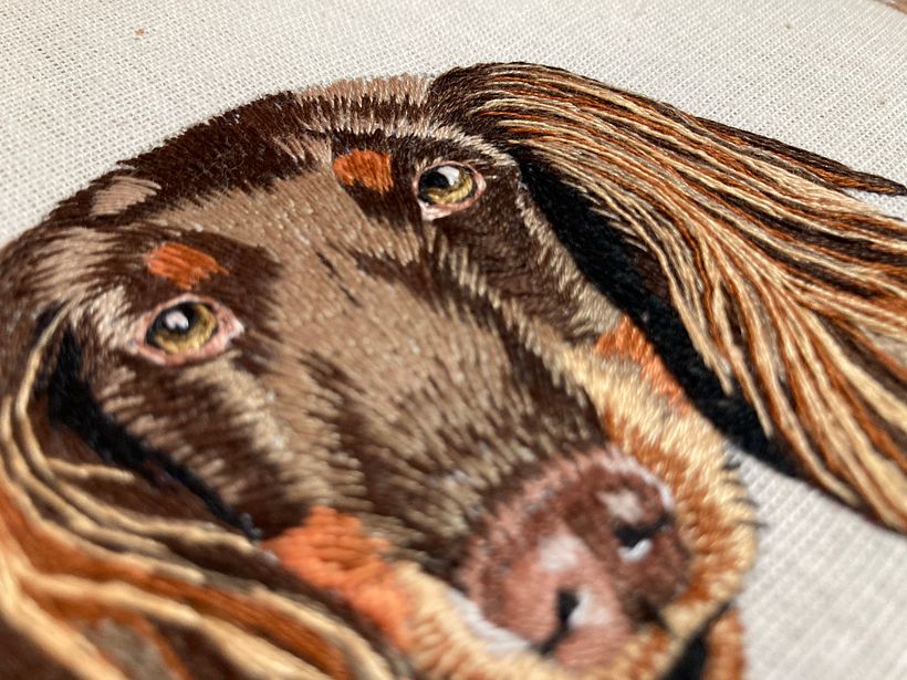 Mi proyecto del curso: Needle painting para principiantes 11