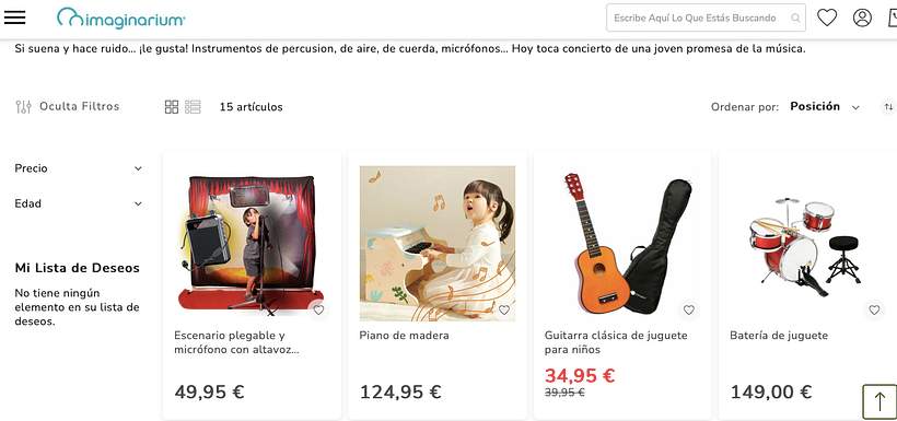 Instructions manuals for musical instruments. Imaginarium - Packaging